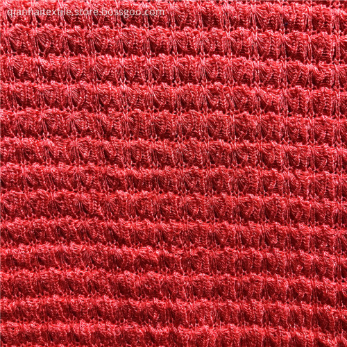 Rayon spandex jacquard hacci mesh